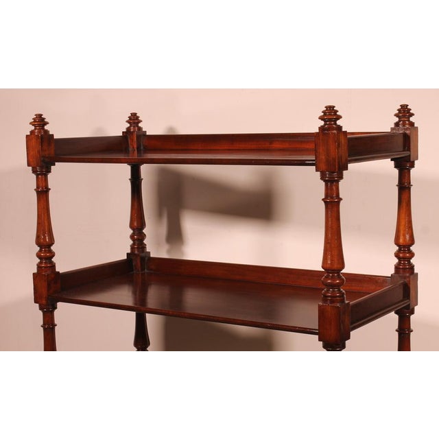 19th Century Mahogany Three Tier Buffet For Sale - Image 10 of 14