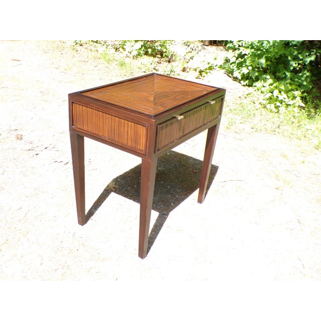 Vintage McGuire Faubourg Collection Table Desk For Sale - Image 14 of 17