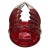 Vintage Red Cased Glass Chalet Sculptural Basket For Sale - Image 9 of 9