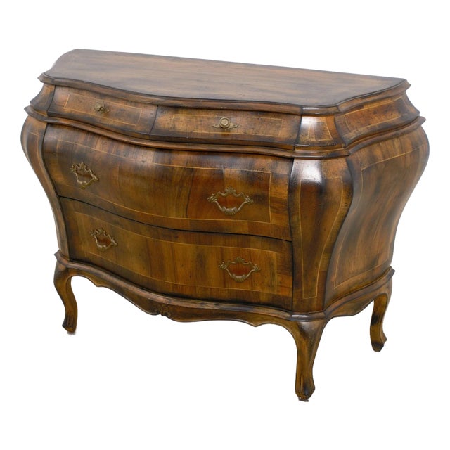 Heritage Italian Distressed Finish Commode Chest For Sale
