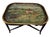 Charming Antique Faux Bamboo Folding Side Table / Plant Stand. Transport your home to the British countryside with this...
