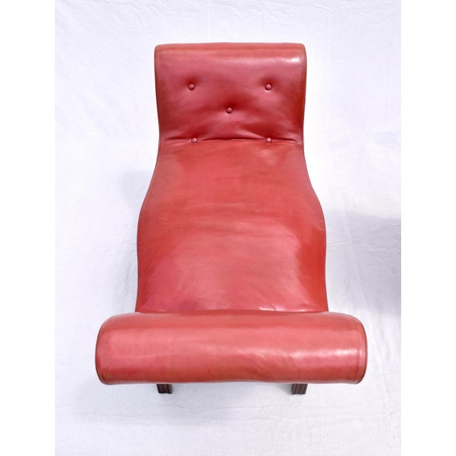 Mid 20th Century Classic Leather Saddle Seat Window Benches For Sale - Image 5 of 13