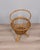 Mid-Century Modern Vintage Italian Bamboo and Wicker Basket, 1960s For Sale - Image 3 of 8