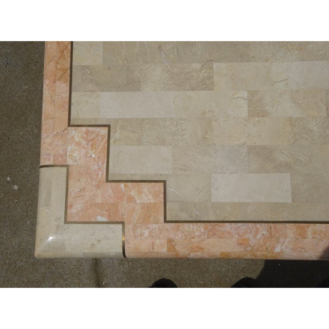 Stone Marquetry Living Room Table, 1950s For Sale - Image 6 of 18