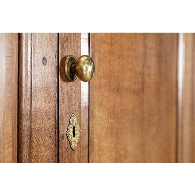 Large English Oak Livery Cupboard, 1790 For Sale - Image 12 of 18