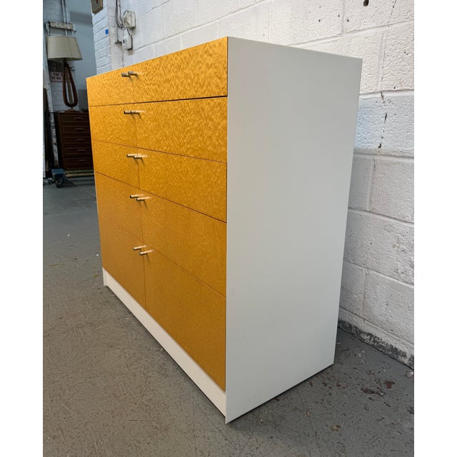 Mid 20th Century Modern Birdseye Maple Twelve-Drawer Dresser For Sale - Image 4 of 18
