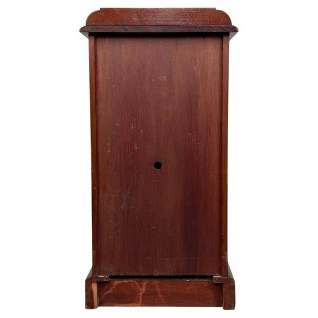 Wood Antique Mahogany Bedside Cabinet, 1900s For Sale - Image 7 of 12
