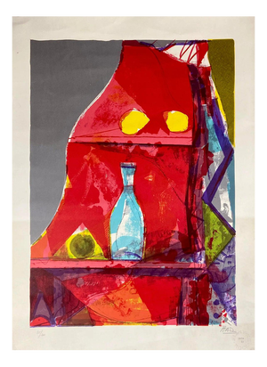 Miguel Ibarz, Lemons on the Table, 1980s, Lithograph