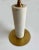 Mid-Century Modern Side Table Marble and Brass Plate For Sale - Image 3 of 5