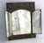 Vintage Mexican Folk Art Punched Tin “Hojalata” Mirror W/ Brass Accents For Sale In Dallas - Image 6 of 12