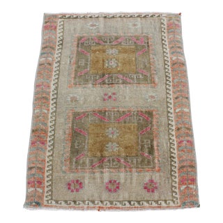 Vintage Anatolian Turkish Rug - 21”x28" For Sale