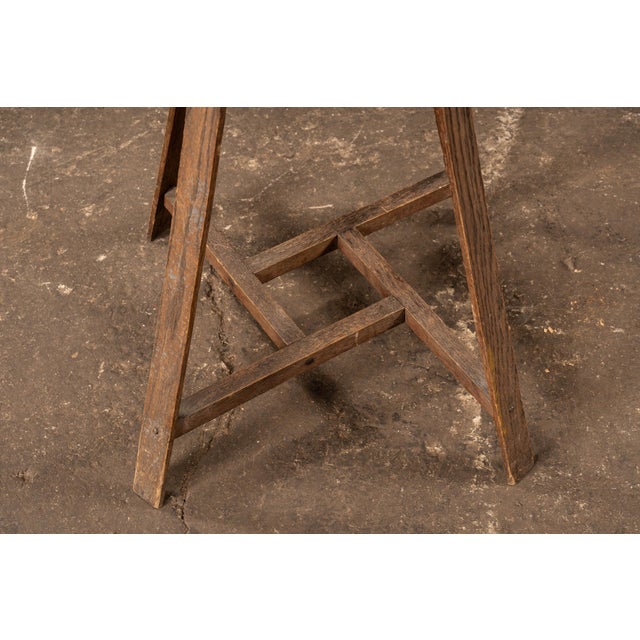 Early 20th Century Early 20th Century Arts & Crafts Style Oak Hall Tree For Sale - Image 5 of 8
