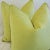 Green Custom Apple Green Velvet Pillows - a Pair For Sale - Image 8 of 10