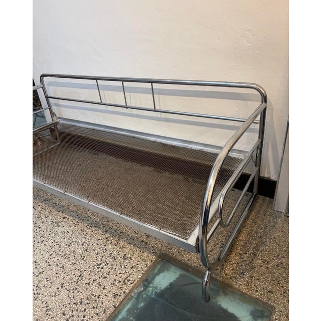 Bauhaus Chrome Daybed by Robert Slezak, 1930s For Sale - Image 4 of 9