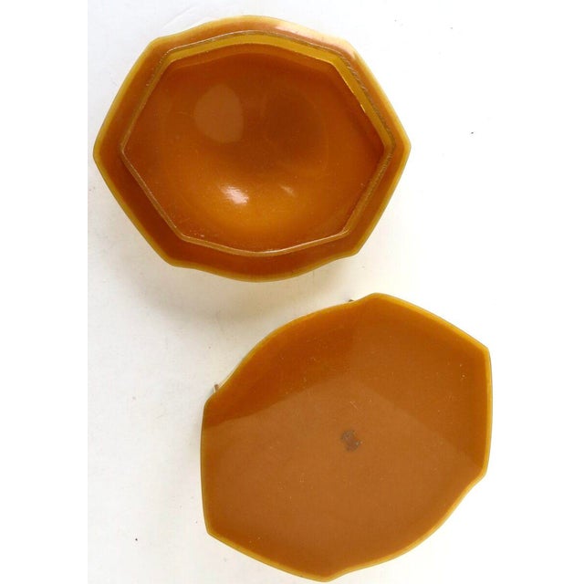 Art Deco (7) Piece Celluloid Vanity "Necessaire" Grooming Set. C. 1930 For Sale - Image 10 of 17