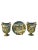 Triptych of Decorative Amphorae and Plate, 1800s, Set of 3 For Sale - Image 9 of 9