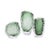 Emerald Crystalized Glass Vase- Small For Sale In Chicago - Image 6 of 11