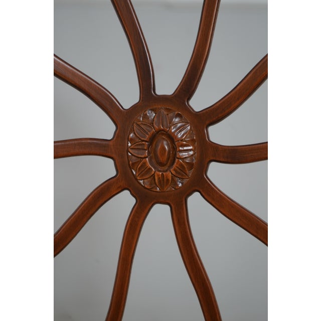 Set 16 Francisco Molon Spiral Web Back Dining Room Chairs For Sale - Image 15 of 18