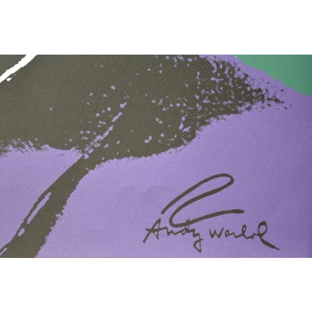 1986 Carnegie Museum of Art After Andy Warhol "Mao" Lithograph Portrait signed numbered print, stamp authenticated by the...