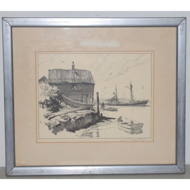 Black Gordon Hope Grant Pencil Signed Lithograph C.1930s For Sale - Image 8 of 8