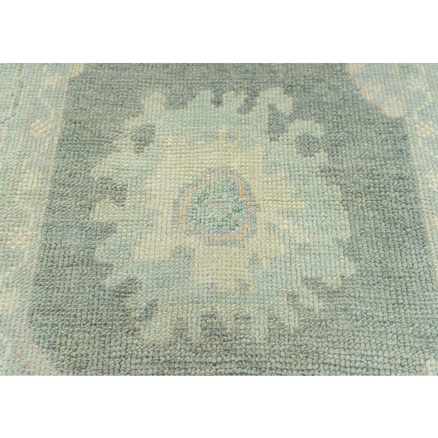 Turkish Turkish Oushak Rug 3'1"x 6'7" #19006 For Sale - Image 3 of 8