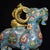 Metal Vintage Cloisonné Enamel Gilt Bronze Ram-Form Censer & Incense Burner – Qianlong Mark For Sale - Image 7 of 9