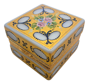 Murano Opaline Glass Jewelry Box from Andromeda Glassworks, 1970s