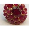 Bochic "Orient" 40 Carat Natural Ruby Cocktail Ring Set In 18K Solid Gold For Sale - Image 16 of 18