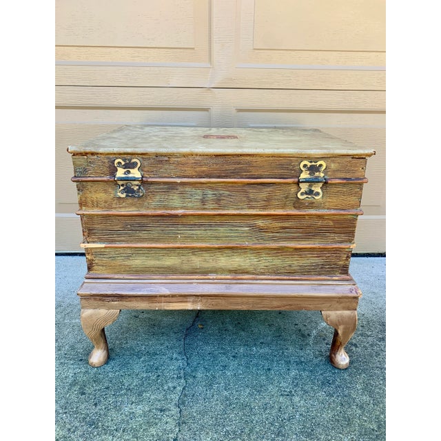 Vintage Trompe L’Oeil Faux Book Stack Storage Side Table For Sale - Image 13 of 13