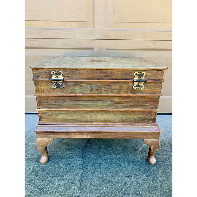 Vintage Trompe l'Oeil Faux Stack of Books Side Table For Sale - Image 12 of 12