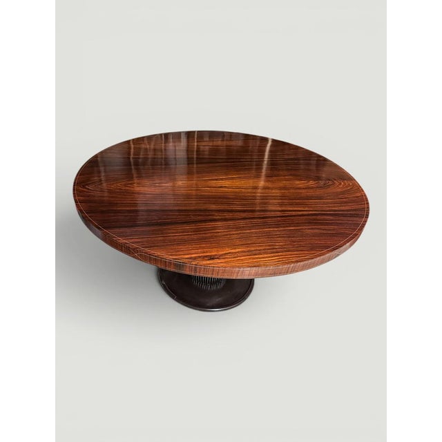 Mid-Century Italian Round Dining Table attributed to Osvaldo Borsani, 1950s For Sale - Image 9 of 18
