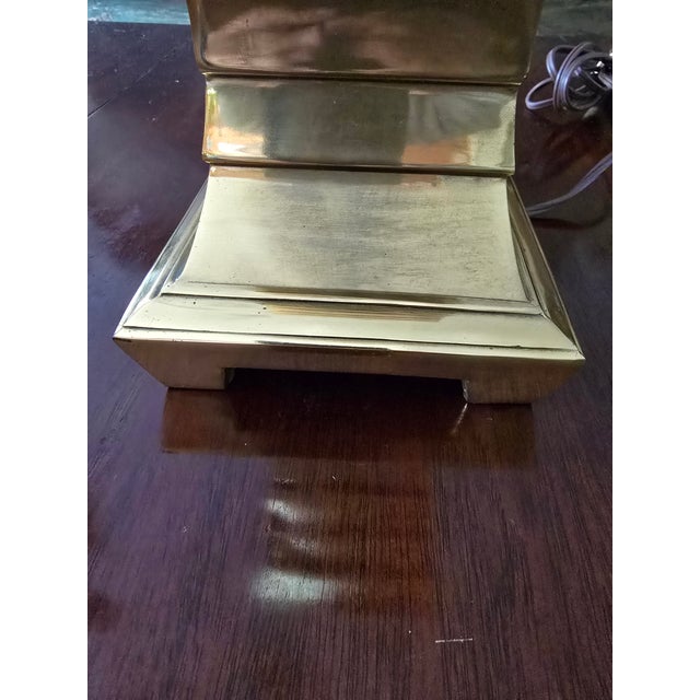 Vintage Mid Century Modern Jonathan Adler Style Lamps - a Pair For Sale - Image 9 of 10