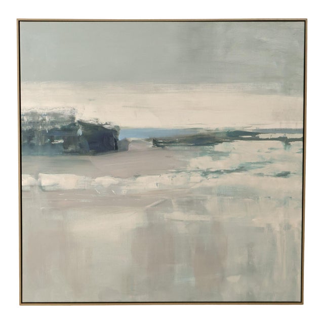 Late 20th Century Abstract Ocean Landscape Painting, 'Off the Path' For Sale