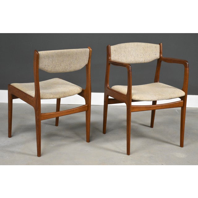Danish Modern Teak Dining Chairs - Set of 6 For Sale - Image 4 of 8