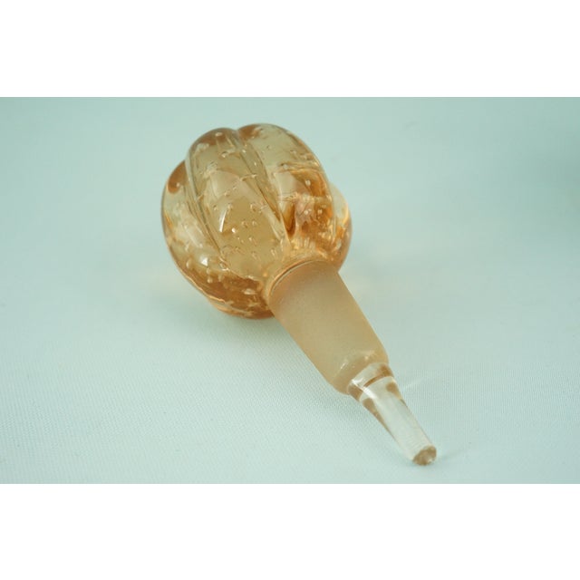 Vintage Art Deco Bottle in Murano Pulegoso Glass by Flavio Poli, 1920s For Sale - Image 16 of 18