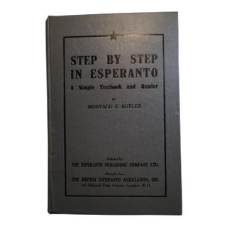 1943 "Step by Step in Esperanto" Book For Sale