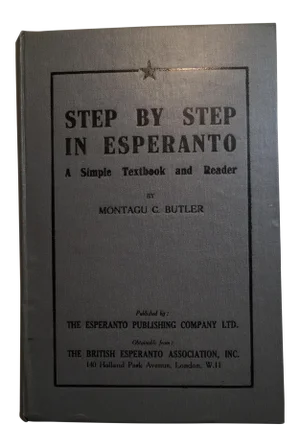 1943 "Step by Step in Esperanto" Book