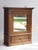 Rustic Vintage Art Deco Wooden Cabinet with Mirror, 1920s For Sale - Image 3 of 10