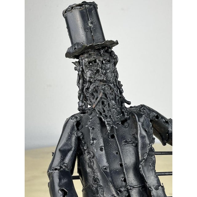 Brutalist Iron Sculpture by Janlorè G. K. K., Italy, 1970s For Sale - Image 11 of 18