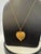 Emerald Vintage 14 Kt Y Gold Heart Happy Birthday Pendant + Emerald + Sapphire + Chain For Sale - Image 8 of 18