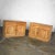 Fabulous pair of small credenzas or buffet cabinets by A. Brandt Company comprised of solid ranch oak with a natural oak...