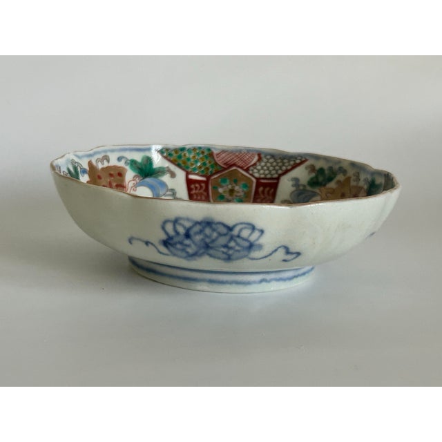 Japanese Antique Japanese Imari Bowl, Meiji Period For Sale - Image 3 of 12