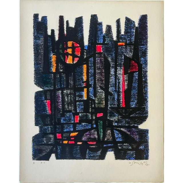 Lithograph, 1957 Edition : 19 ex. Publisher : Galerie de France (Paris) Printer : Mourlot (Paris) 48.00 cm. x 38.00 cm....