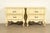 White Furniture French Provincial Louis XV Cream Lacquered Nightstands, Pair For Sale - Image 15 of 15