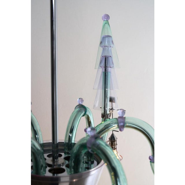 Murano Glass Chandelier by Gian Paolo Canova & Carlo Moretti, 1988 For Sale - Image 15 of 18