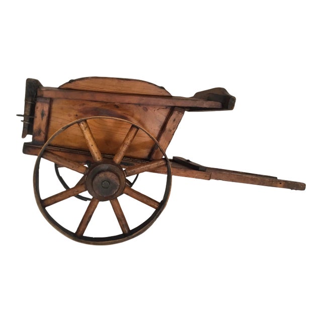 1900s English Toy Maker Garden Cart For Sale