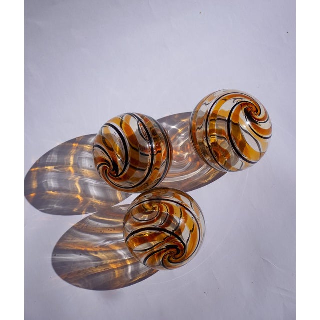 2000 - 2009 Christmas Ornaments in Murano Glass by Mariana Iskra for Ribes the Art of Glass, 2004, Set of 6 For Sale - Image 5 of 7