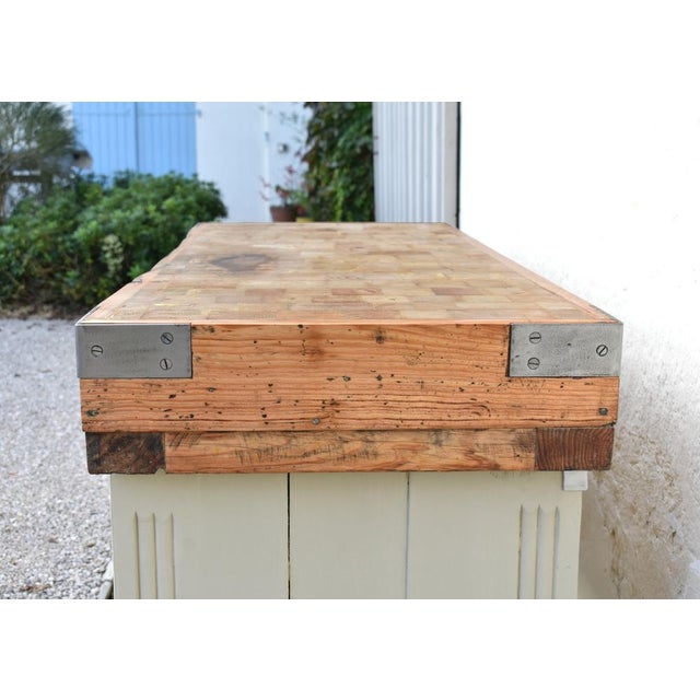 French Art Deco Butchers Block, 1920s For Sale - Image 15 of 18