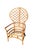 Brown Late 20th Century Ficks Reed Peacock Fan Balloon Back Rattan Chairs a Pair For Sale - Image 8 of 10