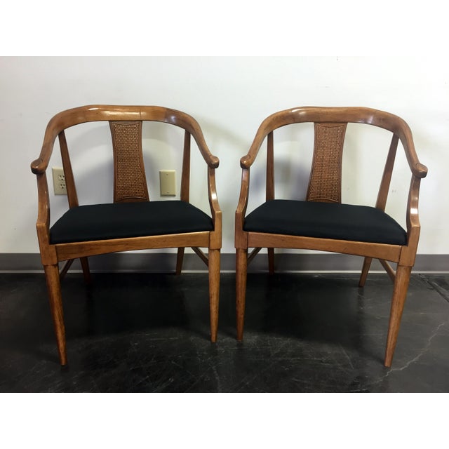 Midcentury Modern Tamerlane by Thomasville Dining Armchairs A Pair